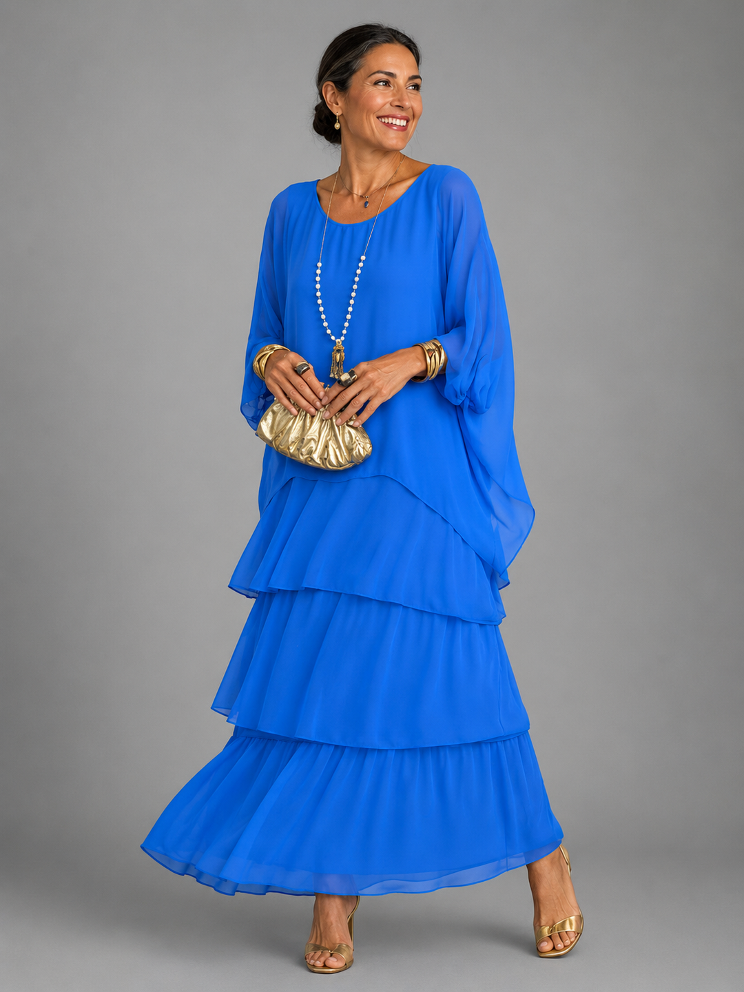 Elegant Flowing Maxi Dress 5