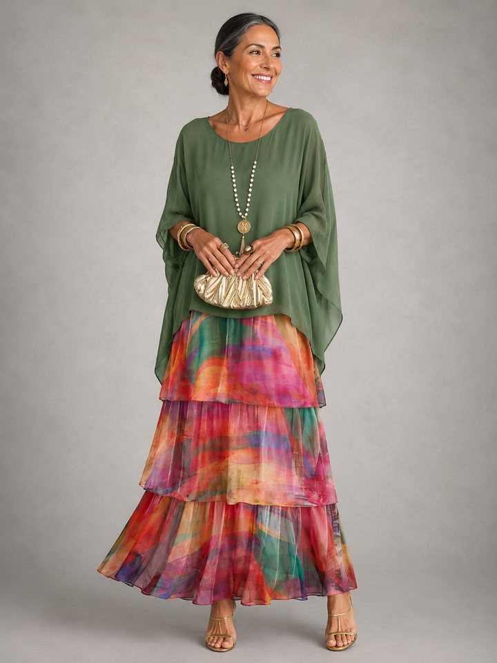 Elegant Flowing Maxi Dress 9