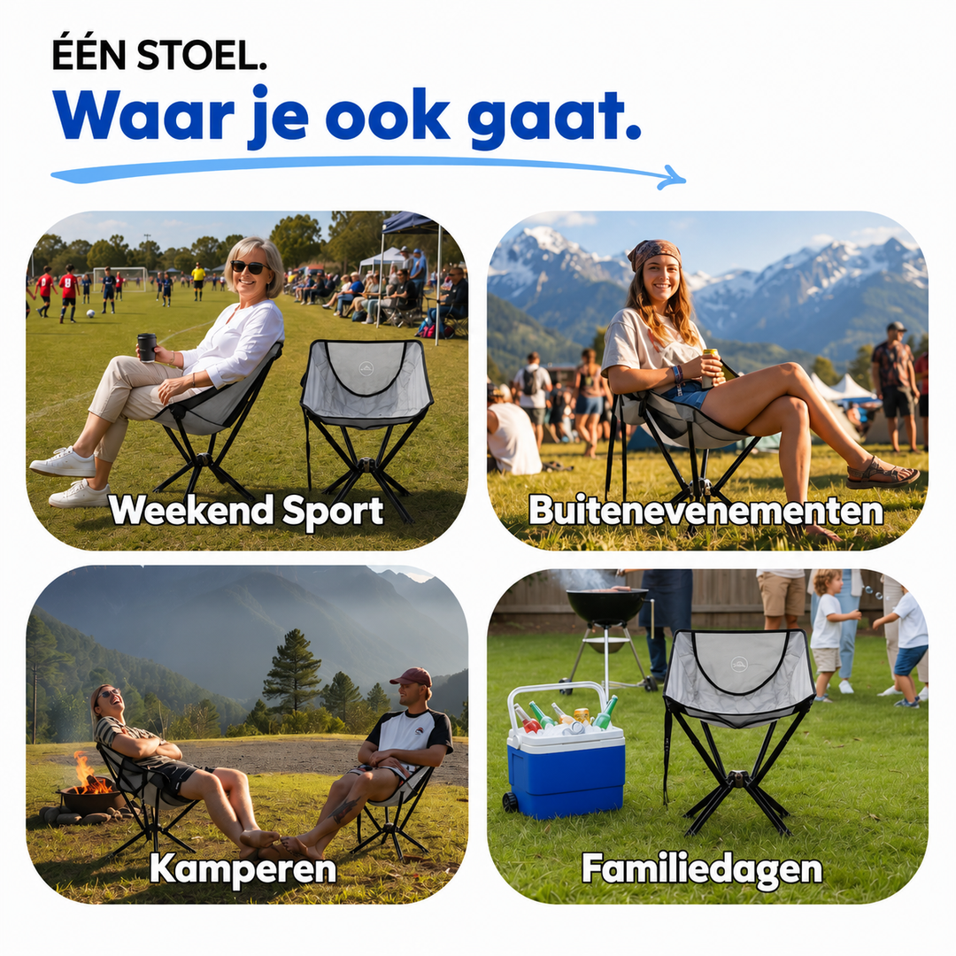 Ultralight Folding Camp Chair - Comfortable Seating Anywhere 5