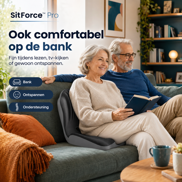 Ergonomic Seat Cushion with Back Support and Memory Foam for Long Sitting 2