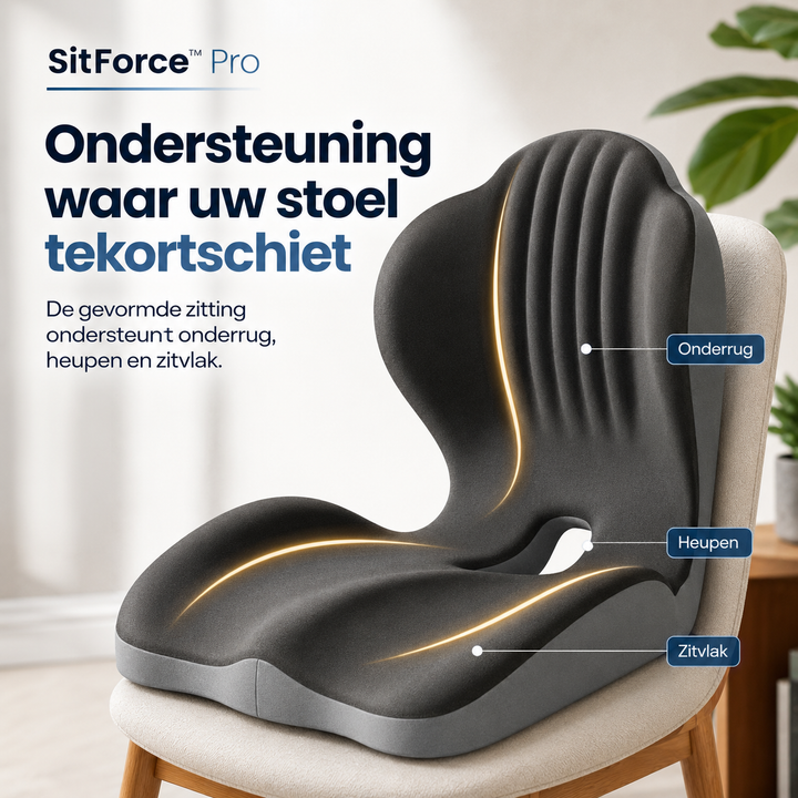 Ergonomic Seat Cushion with Back Support and Memory Foam for Long Sitting 13