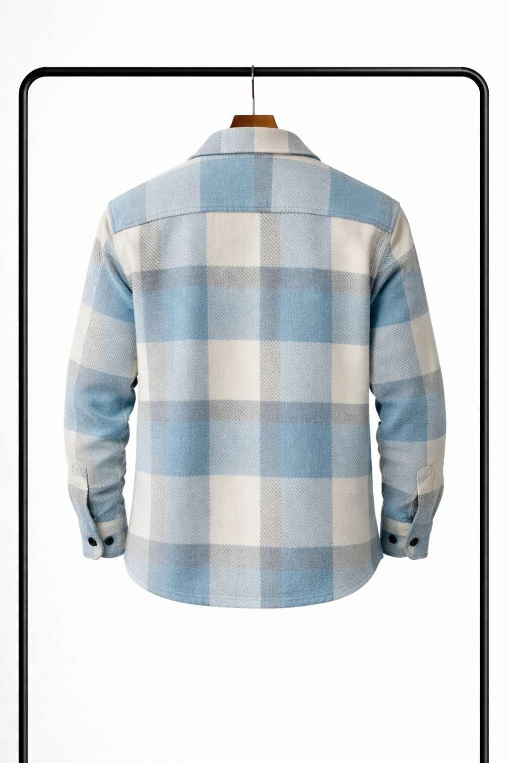 Men's Classic Plaid Overshirt – Warm, Comfortable Layering Shirt Jacket 2
