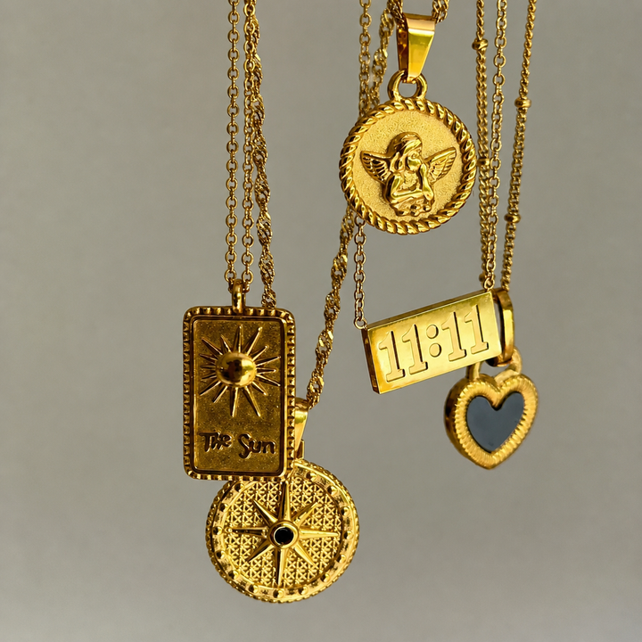 Gold Angel Necklace 5