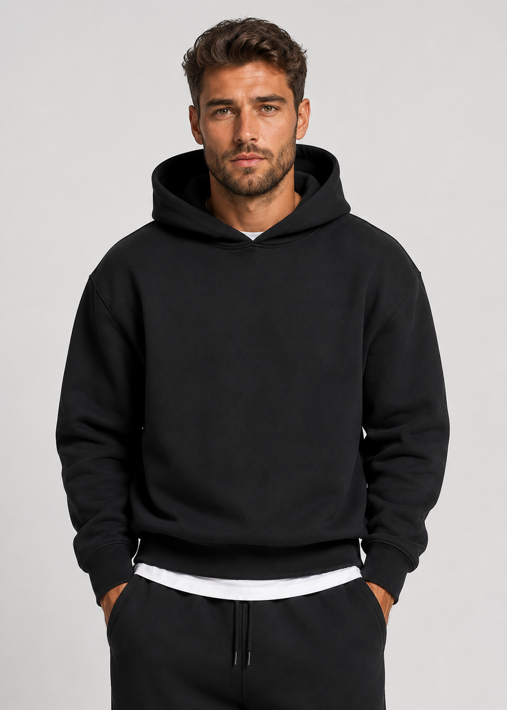 Men's Hoodie & Jogger Set - Soft Cotton Blend, Casual Fit 2