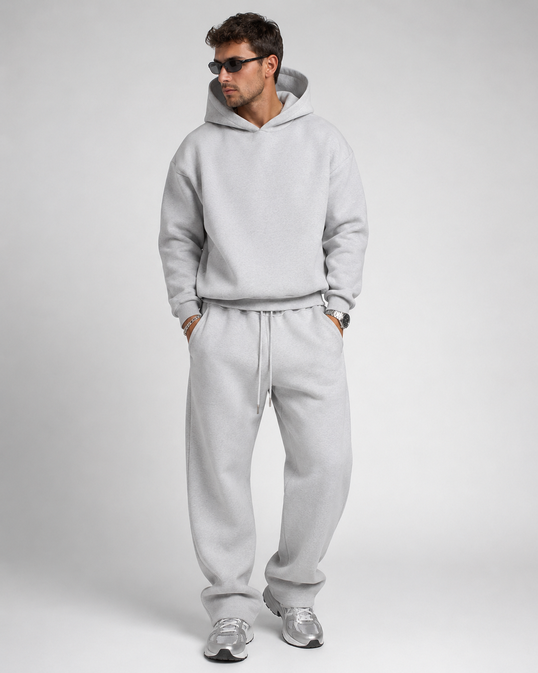 Men's Hoodie & Jogger Set - Soft Cotton Blend, Casual Fit 13