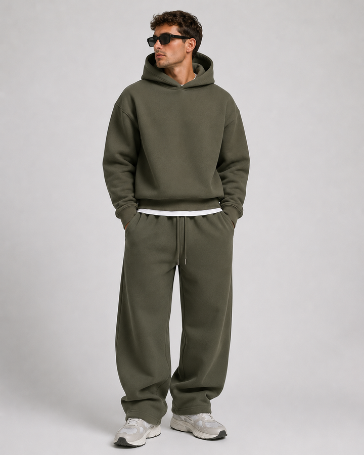 Men's Hoodie & Jogger Set - Soft Cotton Blend, Casual Fit 10
