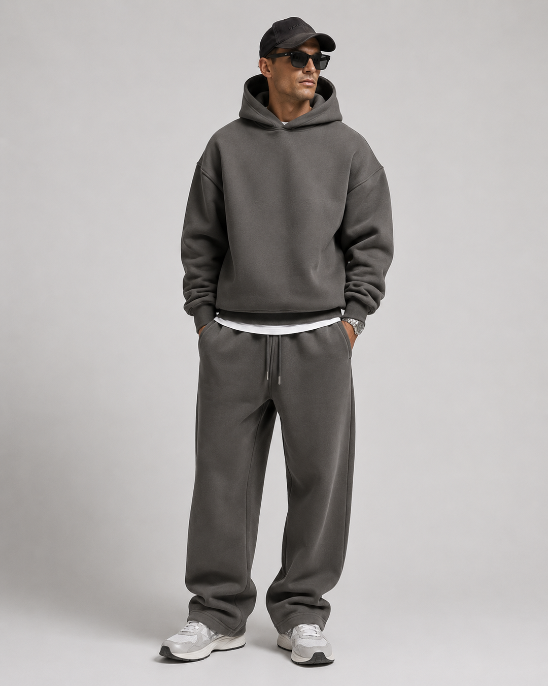 Men's Hoodie & Jogger Set - Soft Cotton Blend, Casual Fit 9