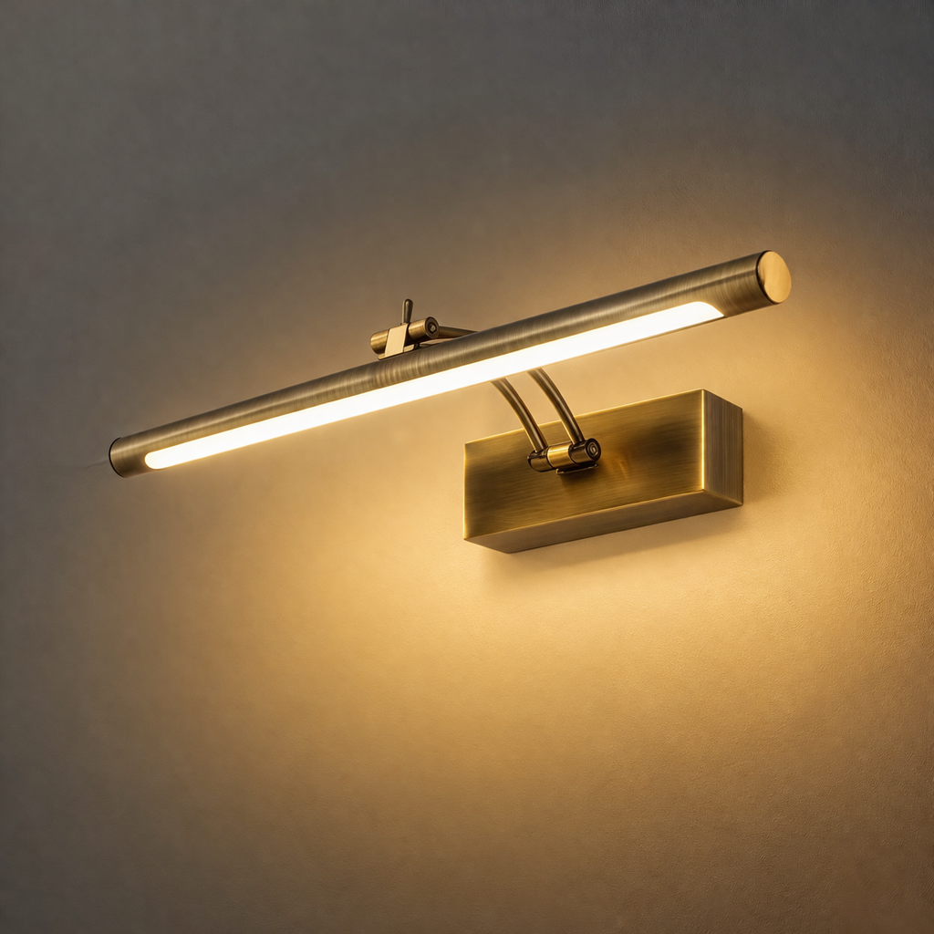 Antique Brass LED Picture Light Wall Sconce for Art Display 16