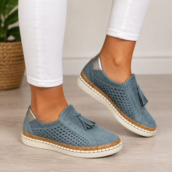 Orthopedic Comfort Suede Loafers with Cushioned Arch Support 3