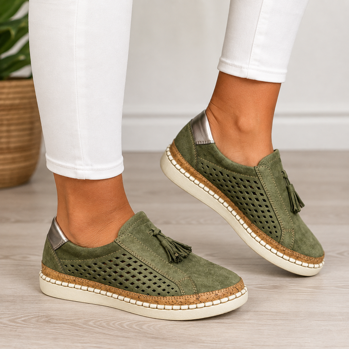 Orthopedic Comfort Suede Loafers with Cushioned Arch Support 5