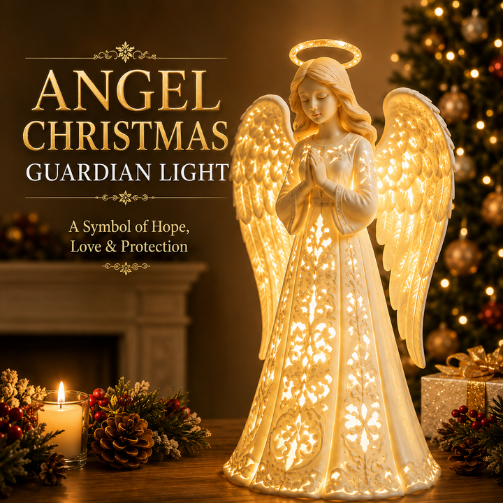 Christmas Angel Light – Warm Golden Glow for Hope and Love 1