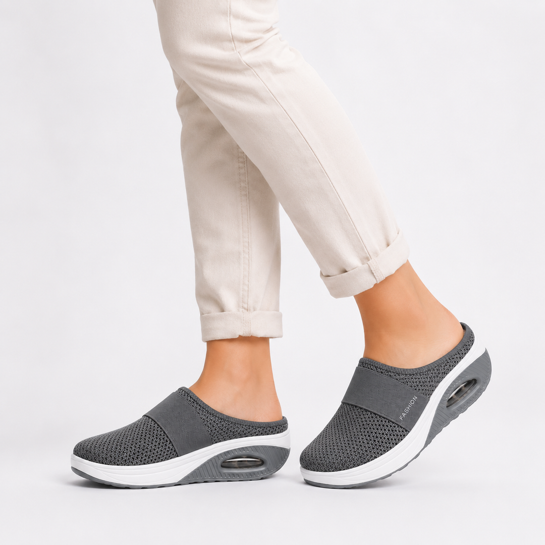 Orthopedic Slip-On Sandals for Women - Comfortable Breathable Walking Shoes 9
