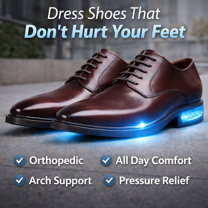 Orthopedic Leather Oxford Dress Shoes with Timeless Style and All-Day Comfort 7