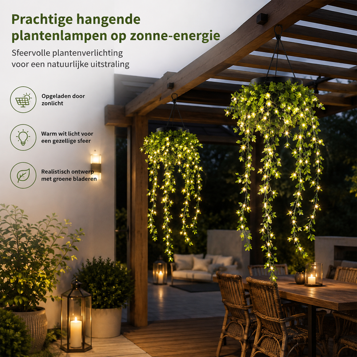 Solar Ivy String Lights for Garden Decor 1