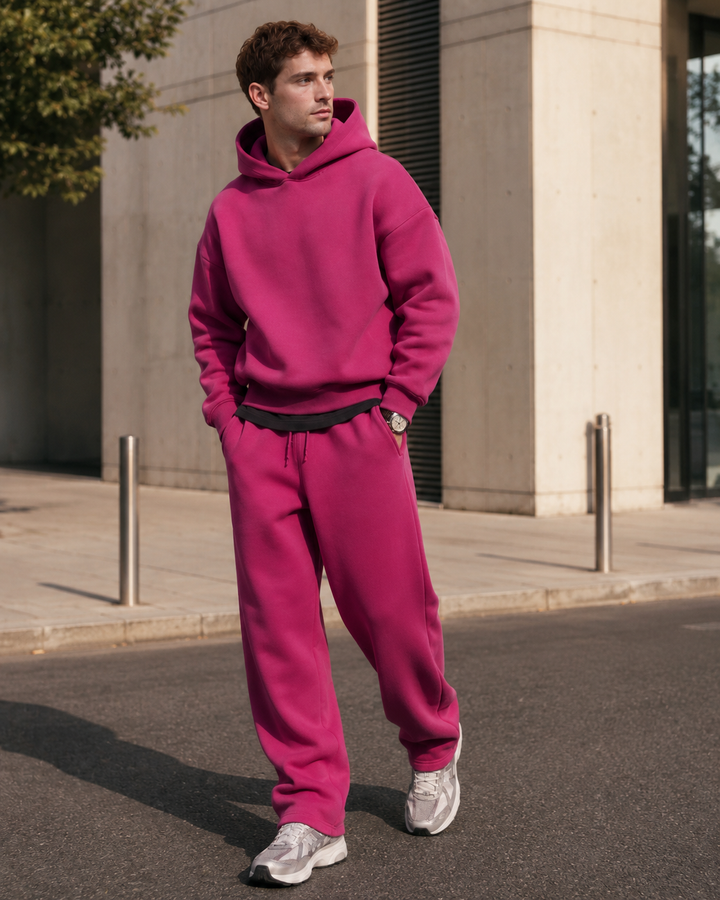 Men's Hoodie & Jogger Set - Soft Cotton Blend, Casual Fit 12