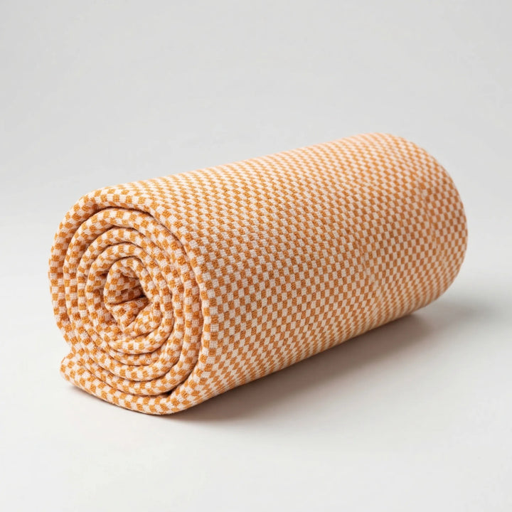Checkered Patterned Travel Towel - Aeroloom