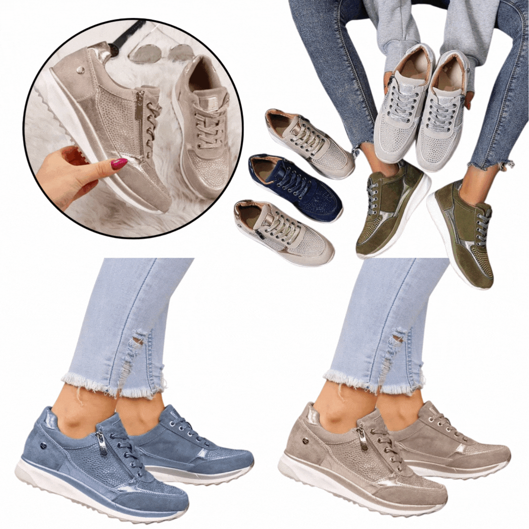 Women's Orthopedic Casual Shoe - Breathable, Supportive, Non-Slip Sole, Cushioned Insole 7