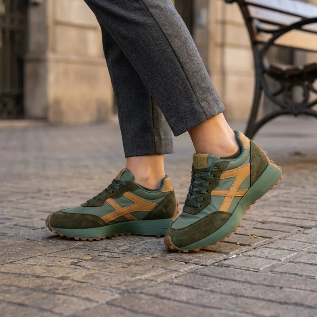 Women's Casual Platform Sneakers with Non-Slip Sole and Lace-Up Closure 12
