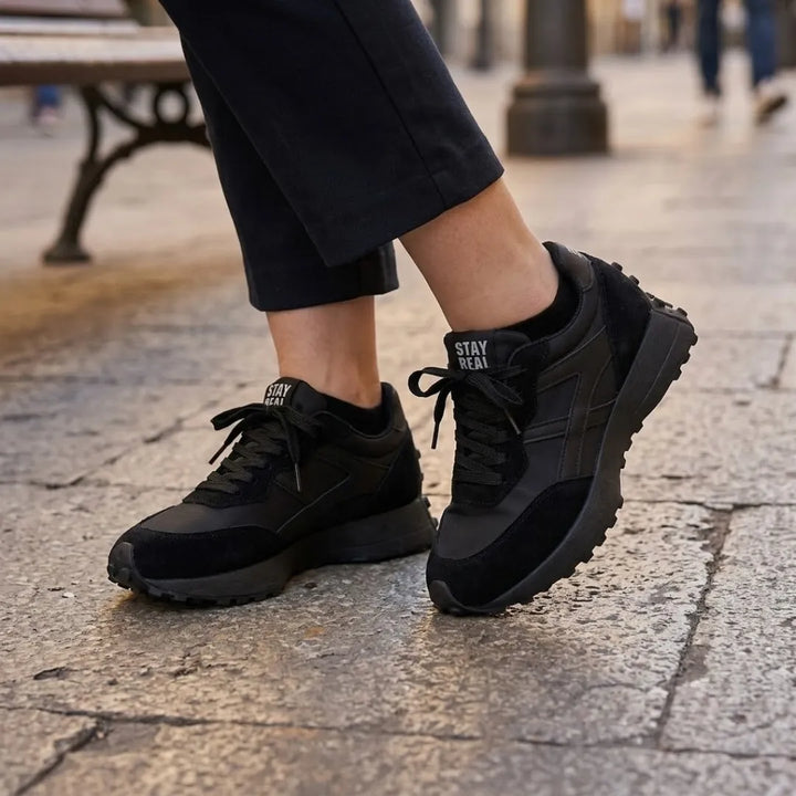 Women's Casual Platform Sneakers with Non-Slip Sole and Lace-Up Closure 7
