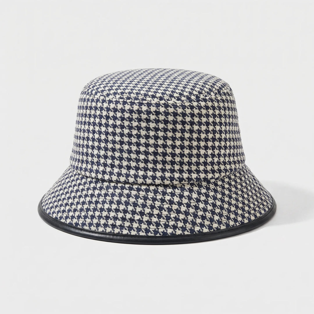 Classic Houndstooth Bucket Hat - Brimora