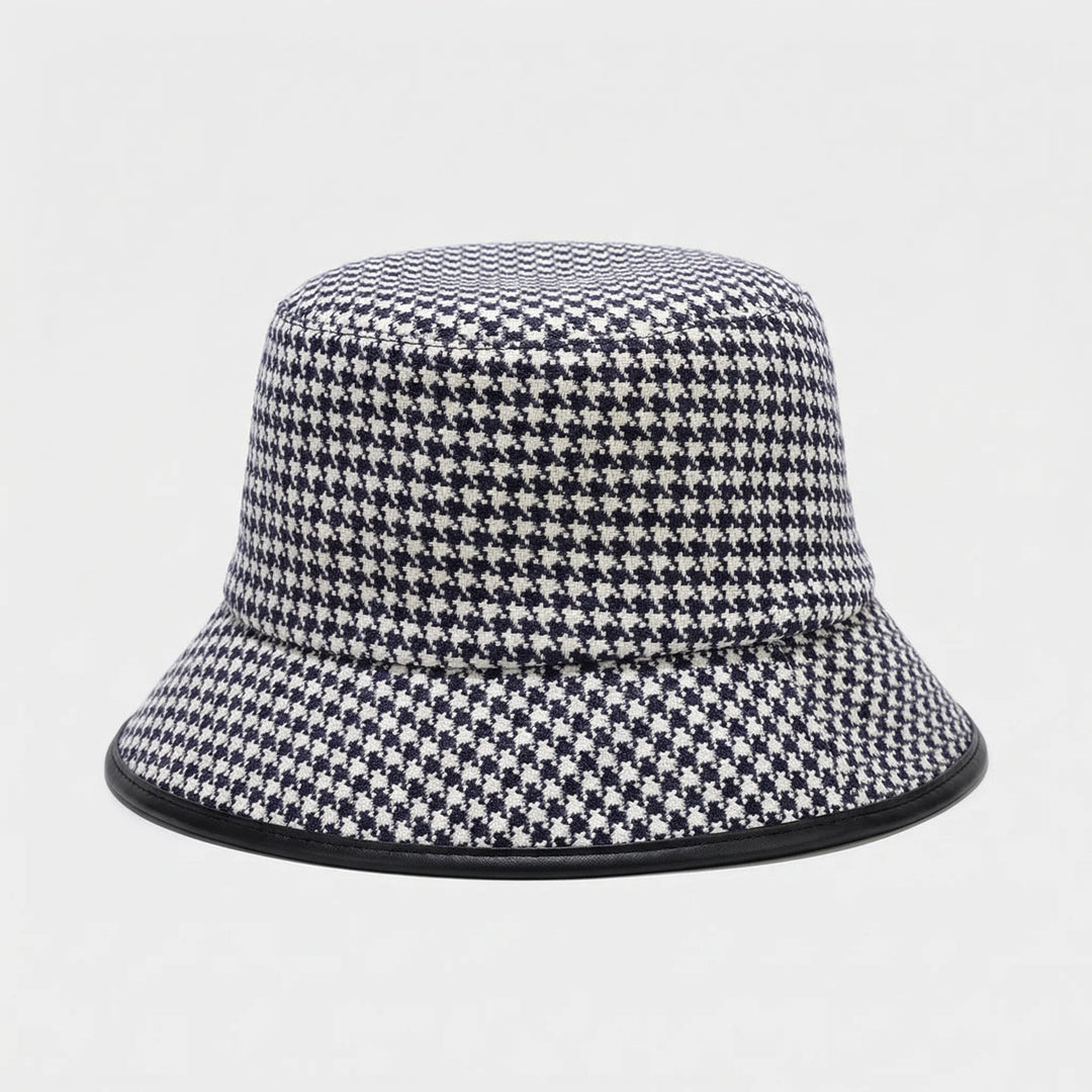 Classic Houndstooth Bucket Hat - Brimora