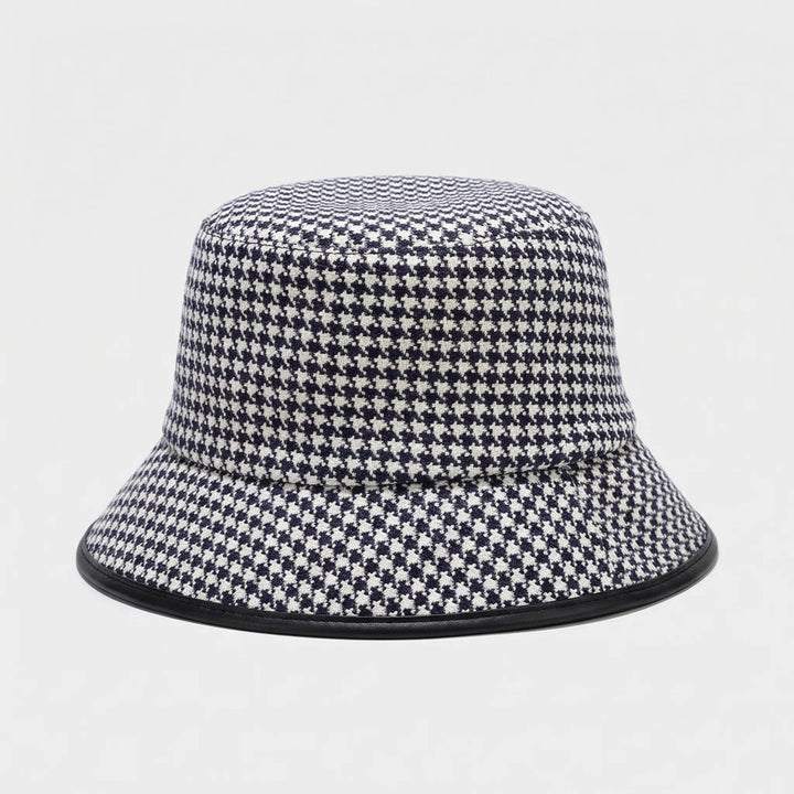 Classic Houndstooth Bucket Hat - Brimora