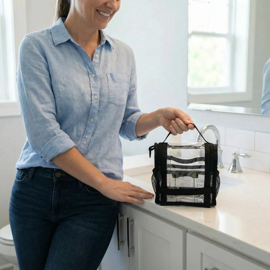 Clear Cosmetic Travel Bag - Clarina