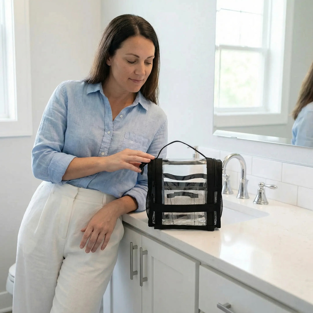Clear Cosmetic Travel Bag - Clarina