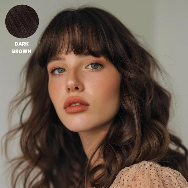 Clip-In Bangs Hairpiece, 100% Remy Human Hair, Heat-Styleable, 9 Colors 6