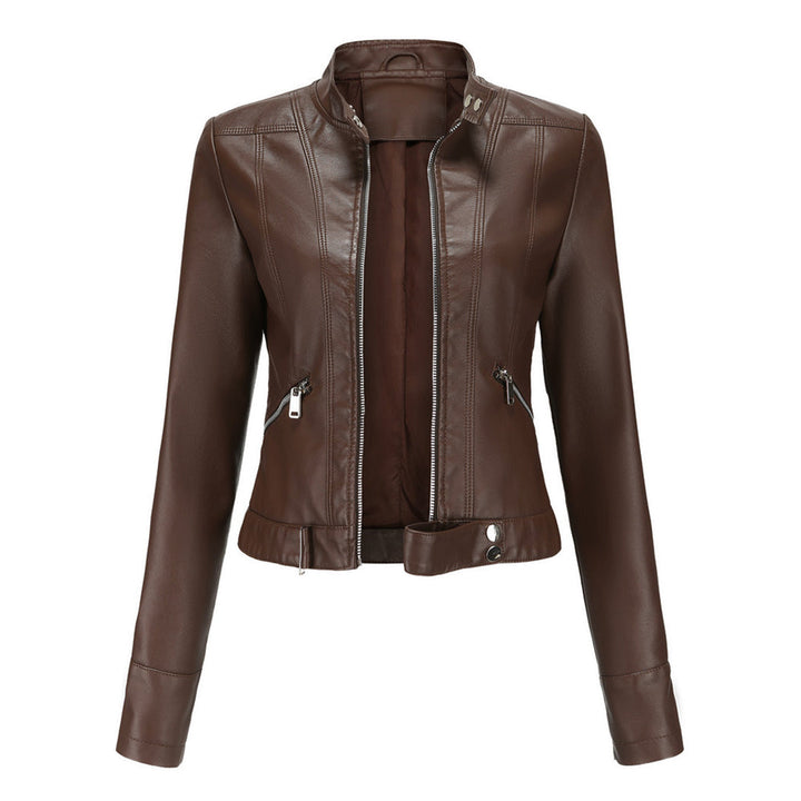 Classic Women's Leather Jacket with Timeless Style 4