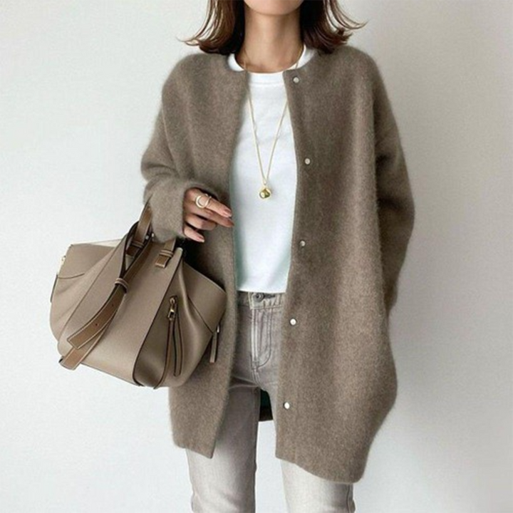 Women's Soft Cashmere Cardigan, Lightweight, Warm and Elegant 7