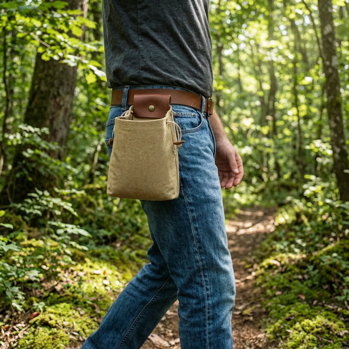 Collapsible Outdoor Belt Pouch - Bramvox