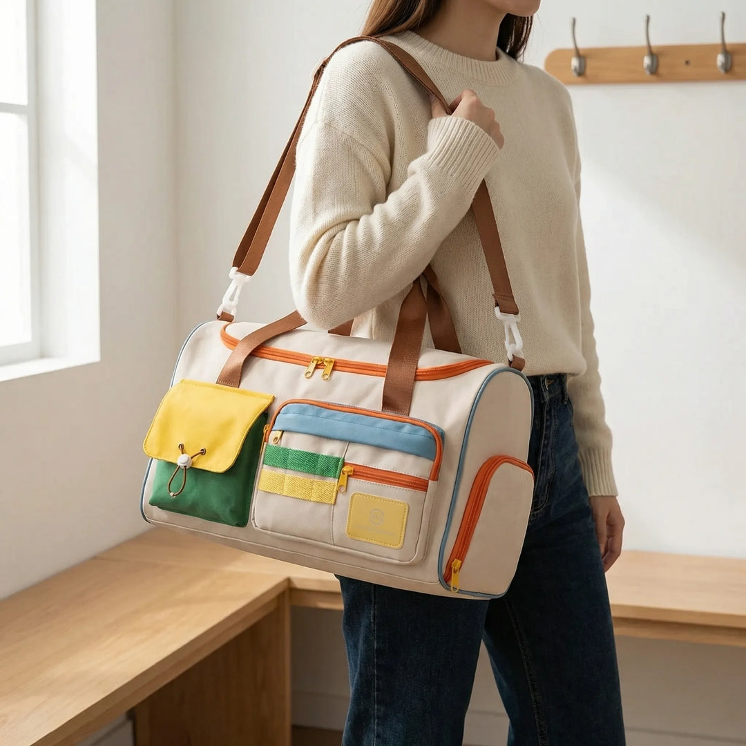 Color Block Duffel Bag - Prismpack