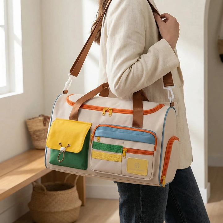 Color Block Duffel Bag - Prismpack