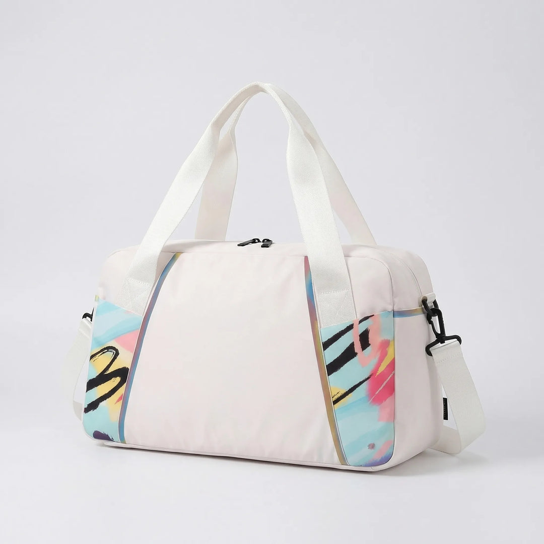 Colorful Abstract Print Duffel Bag - Vivelia