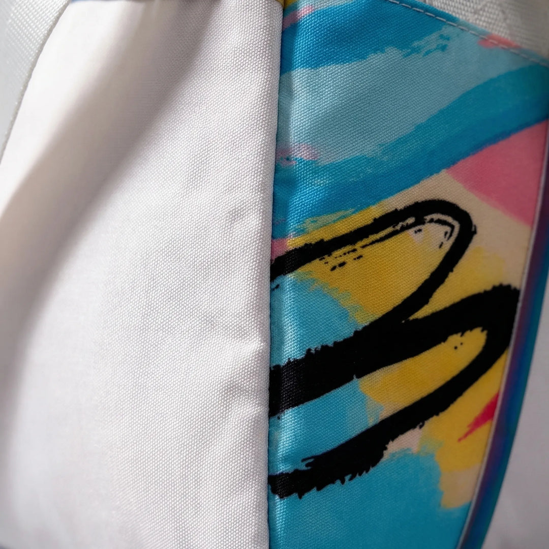 Colorful Abstract Print Duffel Bag - Vivelia