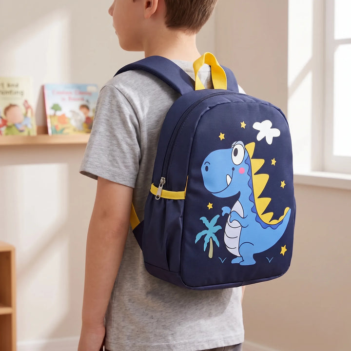 Colorful Cartoon Dinosaur Kids Backpack - Zaurion