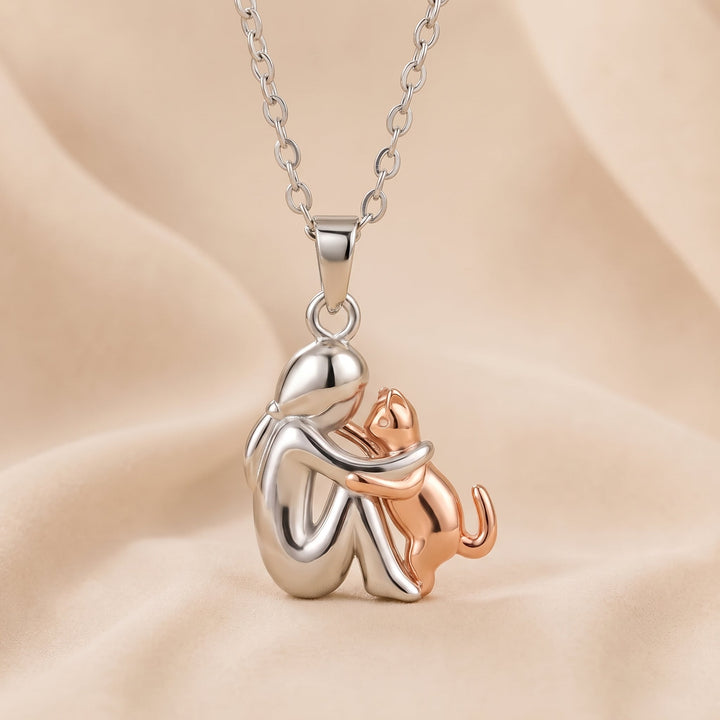 Elegant Pet Silhouette Pendant Necklace with Adjustable Chain 4