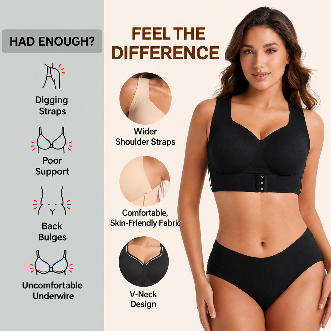 Supportive Posture-Correcting Bra