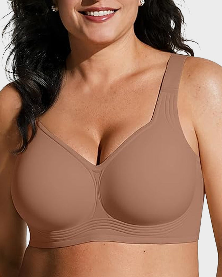 Comfortable Wireless Jelly Bra with Full Coverage and Smoothing Fit 11