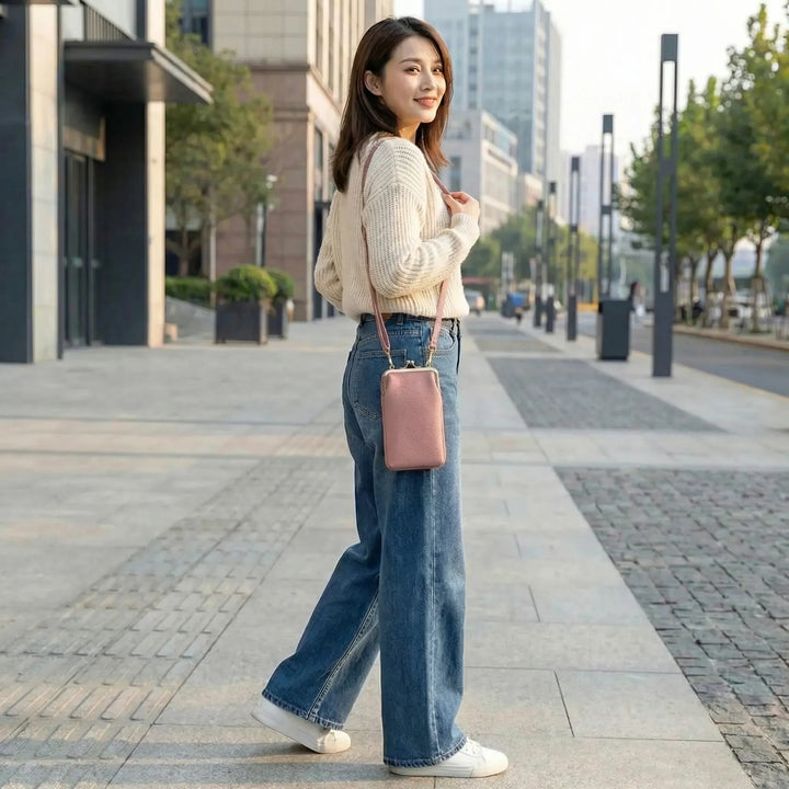 Compact Crossbody Phone Wallet Bag - Pocketra