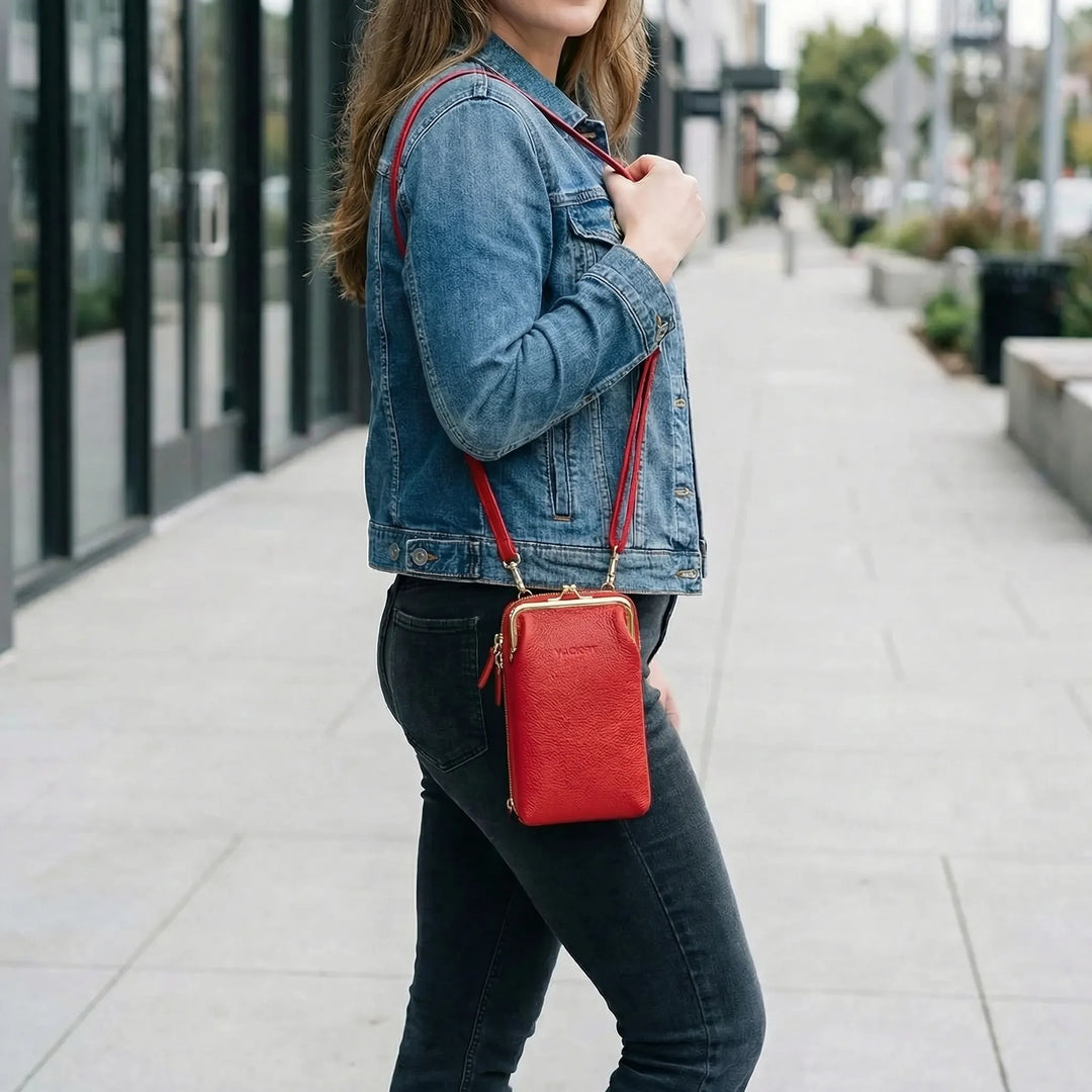Compact Crossbody Phone Wallet Bag - Pocketra