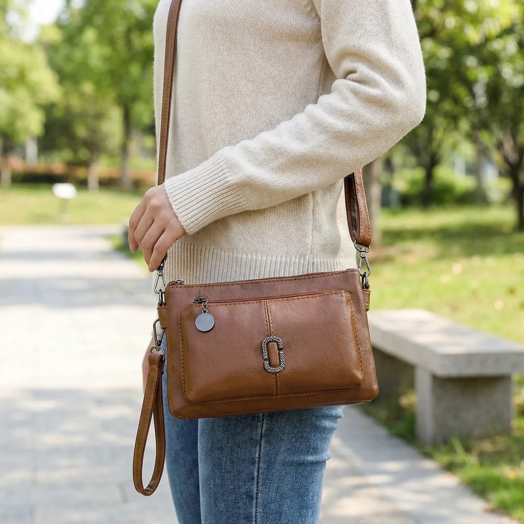 Compact Crossbody Shoulder Bag - Vellura