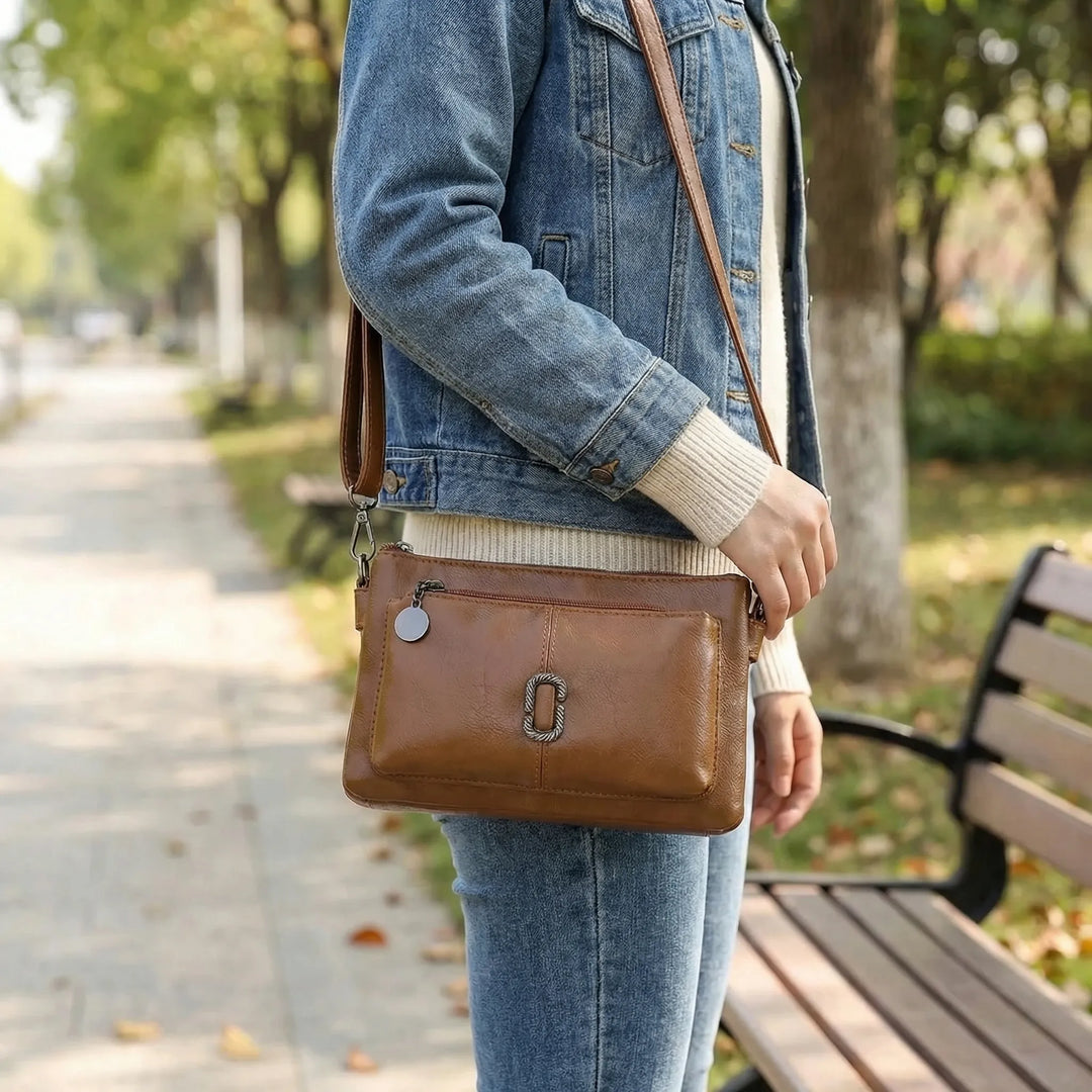 Compact Crossbody Shoulder Bag - Vellura