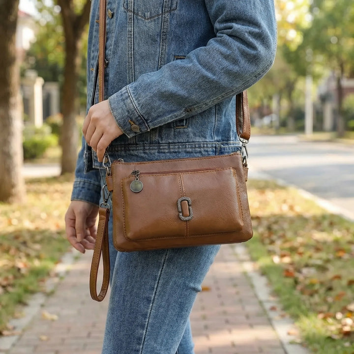 Compact Crossbody Shoulder Bag - Vellura