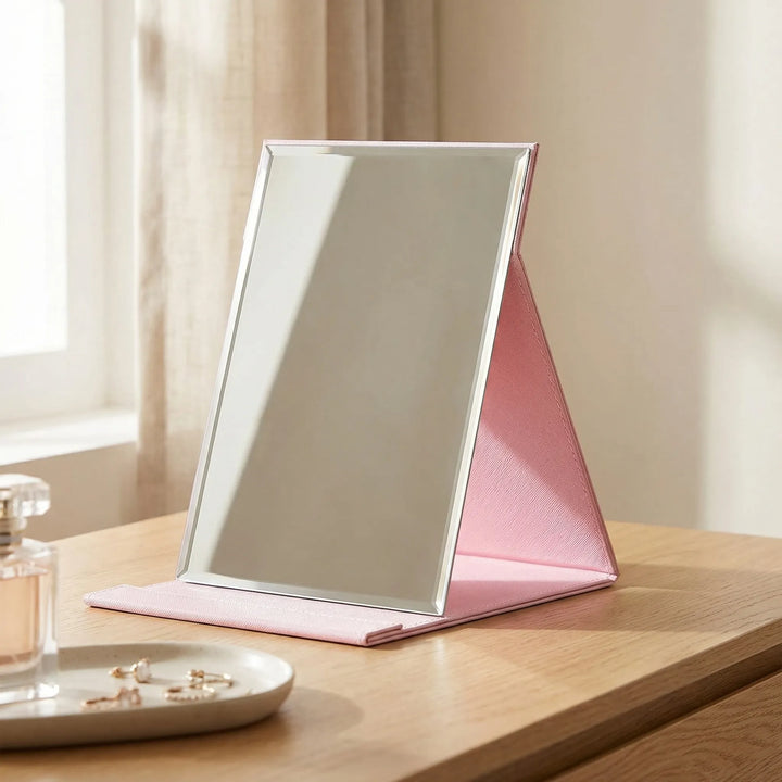 Compact Folding Tabletop Mirror - Clarifold