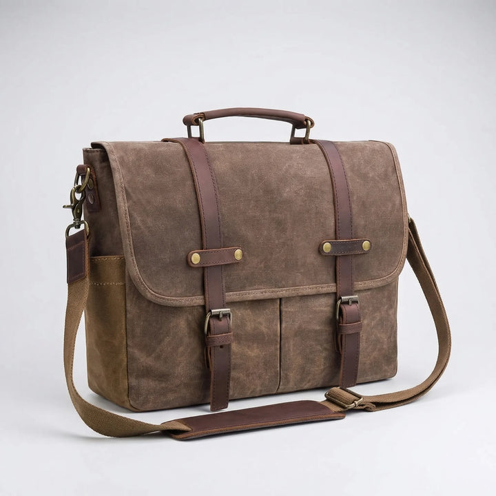 Compact Multi-Pocket Crossbody Messenger Bag - Satchovan