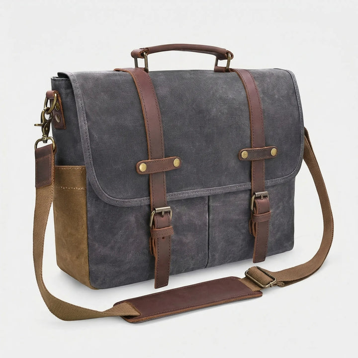 Compact Multi-Pocket Crossbody Messenger Bag - Satchovan