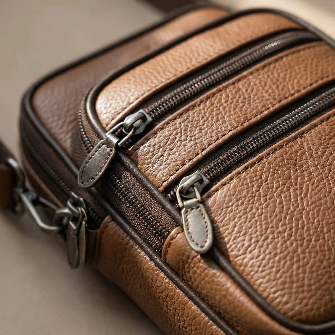 Compact Multi-Compartment Crossbody Bag - Satchvelo