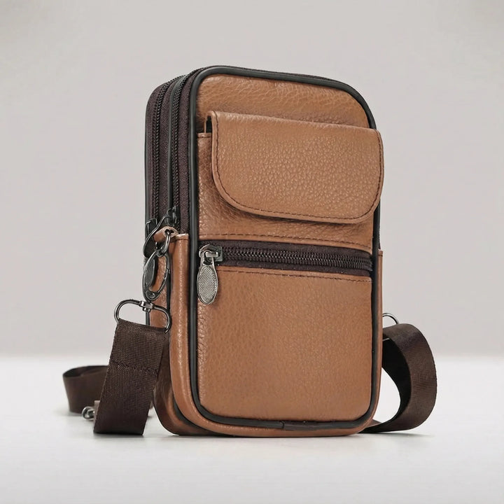 Compact Multi-Compartment Crossbody Bag - Satchvelo